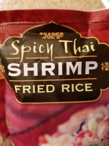 Trader Joes Spicy Thai Shrimp Fried Rice