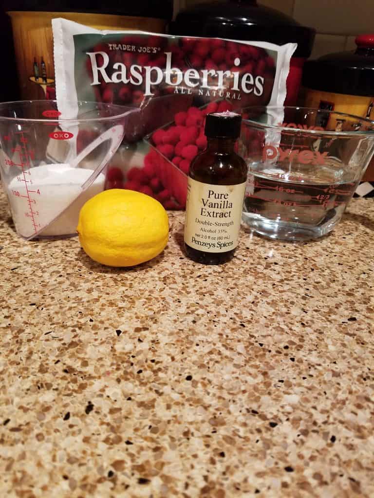 Homemade Raspberry Pancake, Waffle, and Dessert Syrup