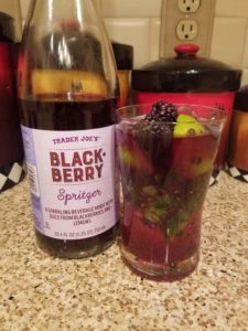 Trader Joe's Blackberry Spritzer Mojito