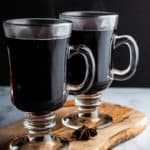 Two full Winter Wassail glasses