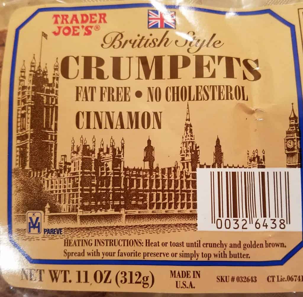 Trader Joe's Cinnamon Crumpets