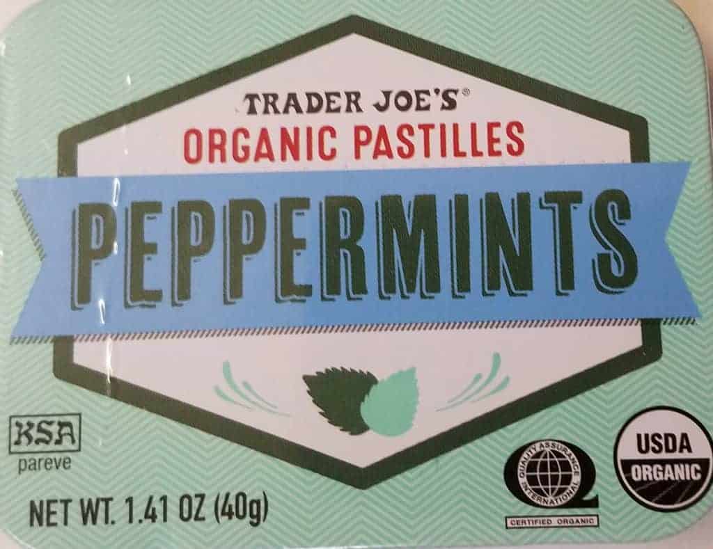 Trader Joe's Organic Pastilles Peppermints