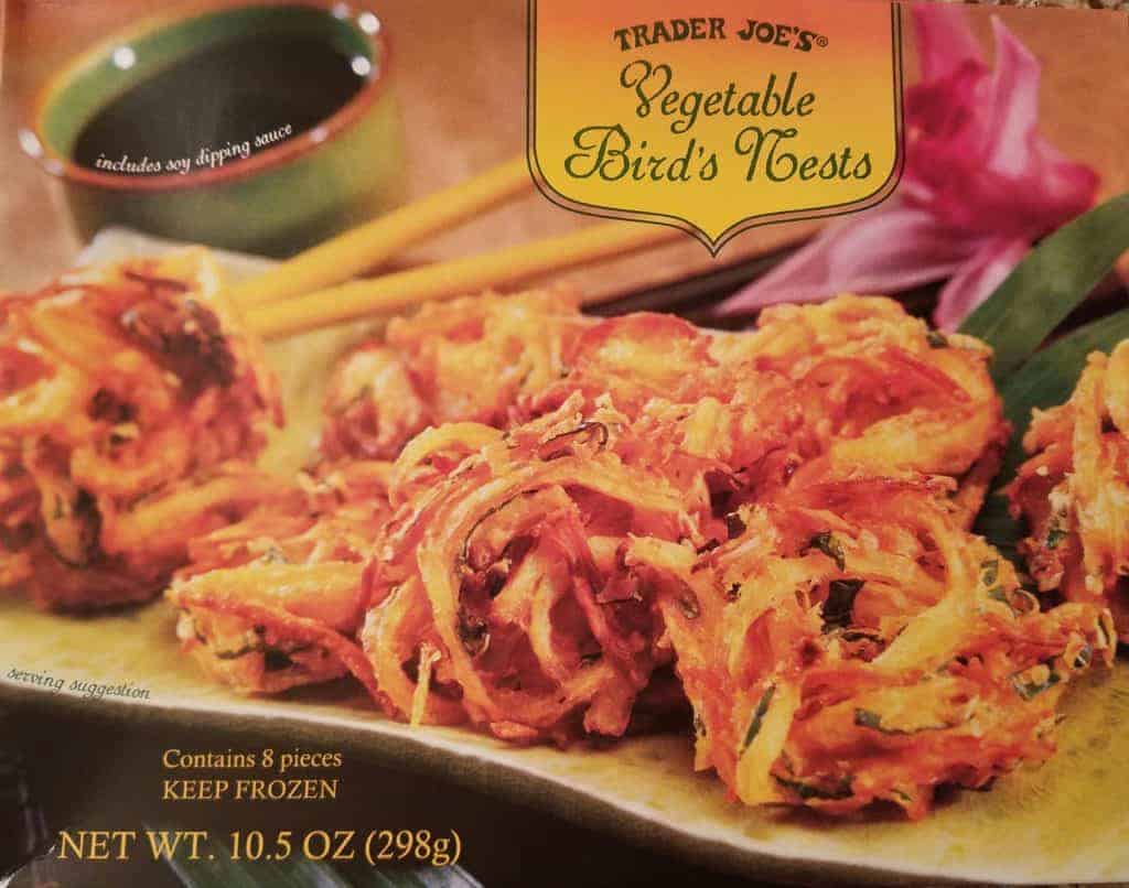 An unopened box of Trader Joes Vegetable Birds Nests