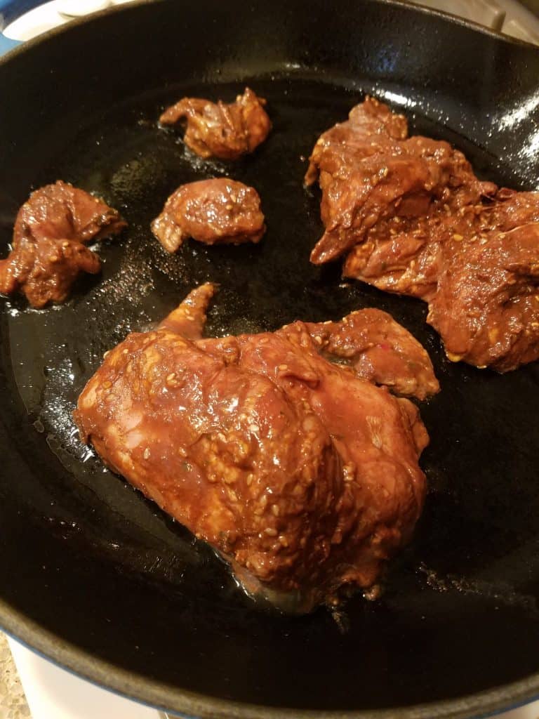 Trader Joe's Oaxacan Inspired Chicken Thighs in Mole Sauce