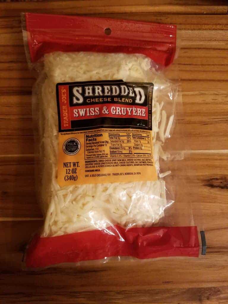 Trader Joe's Shredded Swiss and Gruyere Cheese