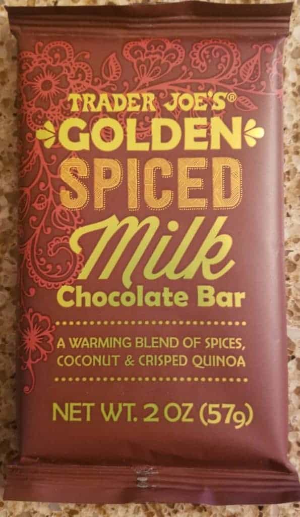 Trader Joe's Golden Spiced Milk Chocolate Bar