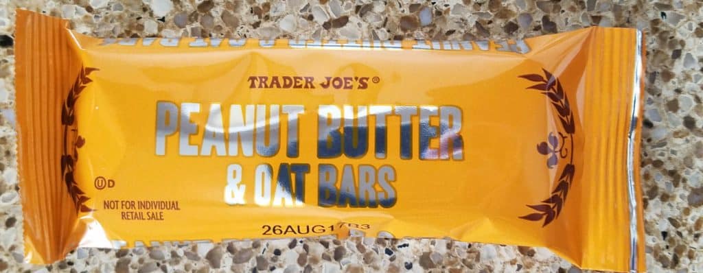 Trader Joe's Peanut Butter and Oat Bars