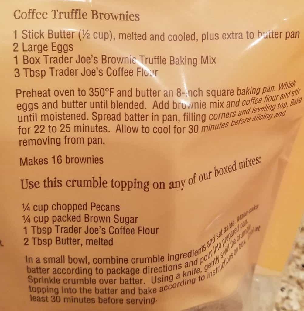 Trader Joe's Coffee Flour