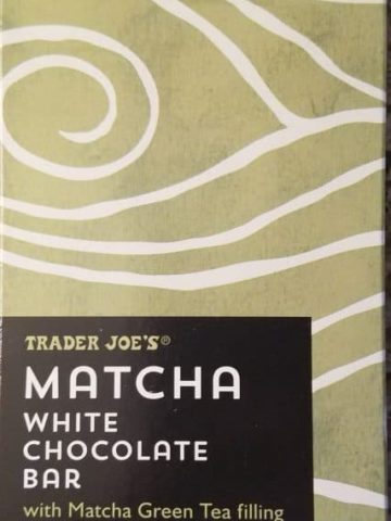 Trader Joe's Matcha White Chocolate Bar
