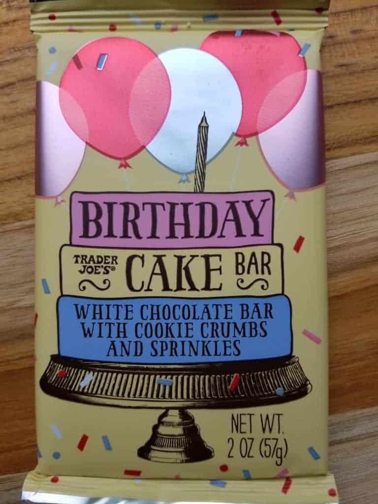 Trader Joe's Birthday Cake Candy Bar
