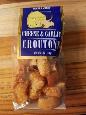 Trader Joe's Cheese and Garlic Croutons