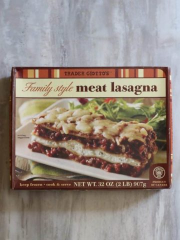 Trader Joe's Family Style Meat Lasagna