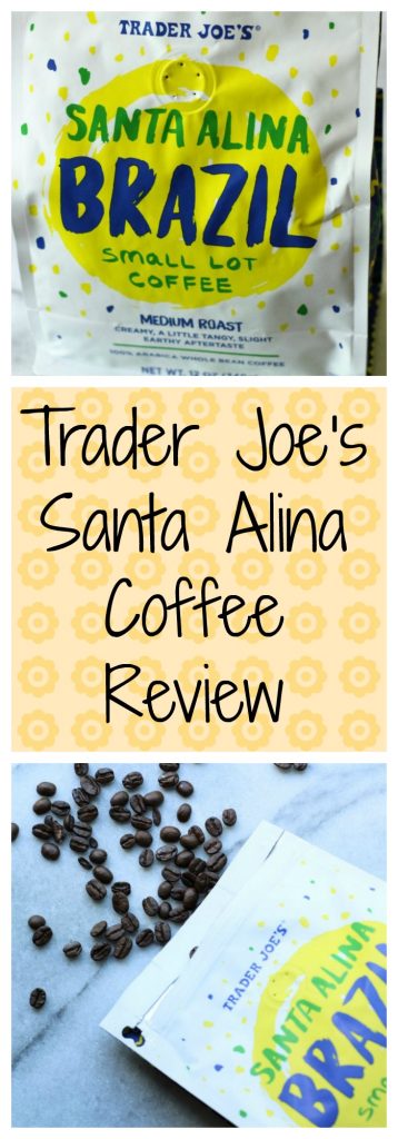 Trader Joes Santa Alina Coffee Review. Want to know if this is something worth buying from Trader Joe's? All pins link to BecomeBetty.com where you can find reviews, pictures, thoughts, calorie counts, nutritional information, how to prepare, allergy information, and how to prepare each product. 