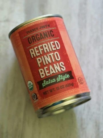 Trader Joe's Organc Refried Pinto Beans Salsa Style