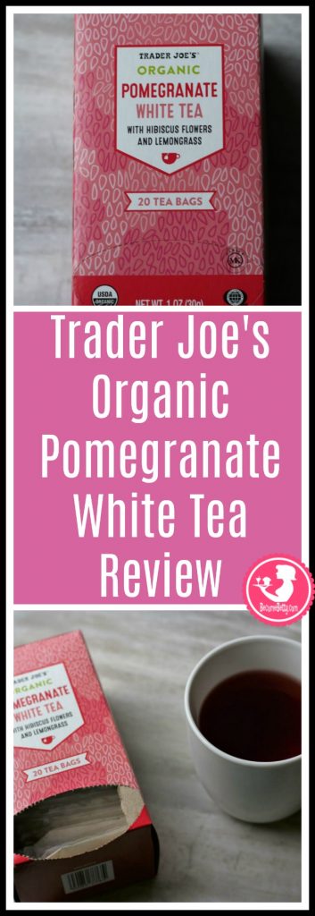 Trader Joe's Organic Pomegranate White Tea review. Want to know if this is something worth putting on your shopping list from Trader Joe's? All pins link to BecomeBetty.com where you can find reviews, pictures, thoughts, calorie counts, nutritional information, how to prepare, allergy information, price, and how to prepare each product. 