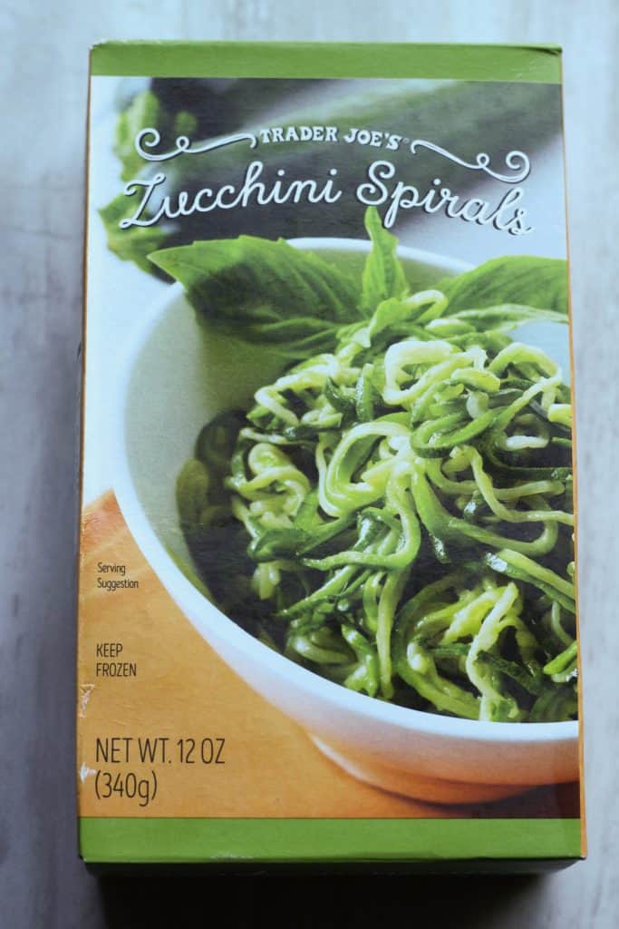 Trader Joe's Zucchini Spirals