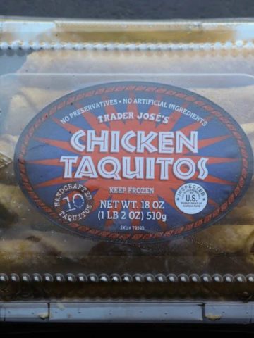 Trader Joe's Chicken Taquitos