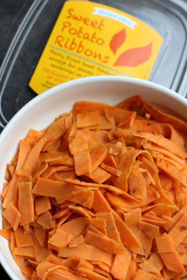 Trader Joe's Sweet Potato Ribbons - BecomeBetty.com