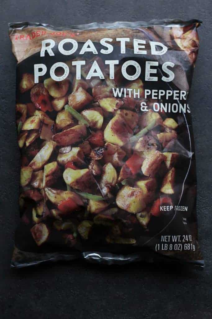 Trader Joe's Roasted Potatoes with Peppers and Onions
