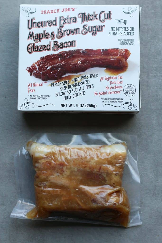 Trader Joe's Uncured Extra Thick Cut Maple and Brown Sugar Glazed Bacon