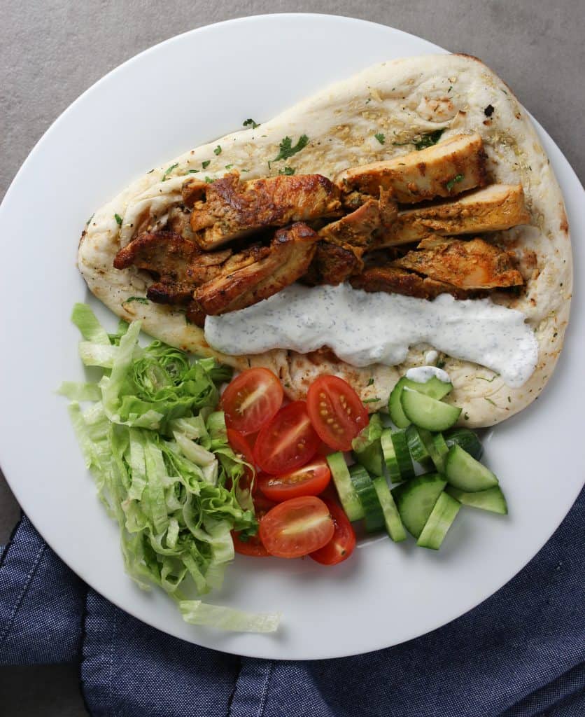 Trader Joe's Shawarma Chicken Thighs overhead shot