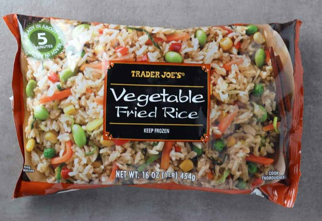 Trader Joe's Vegetable Fried Rice bag