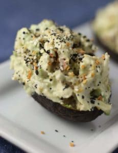 Spicy California Crab Avocado Boats finished product