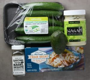 Spicy California Crab Avocado Boats Ingredients
