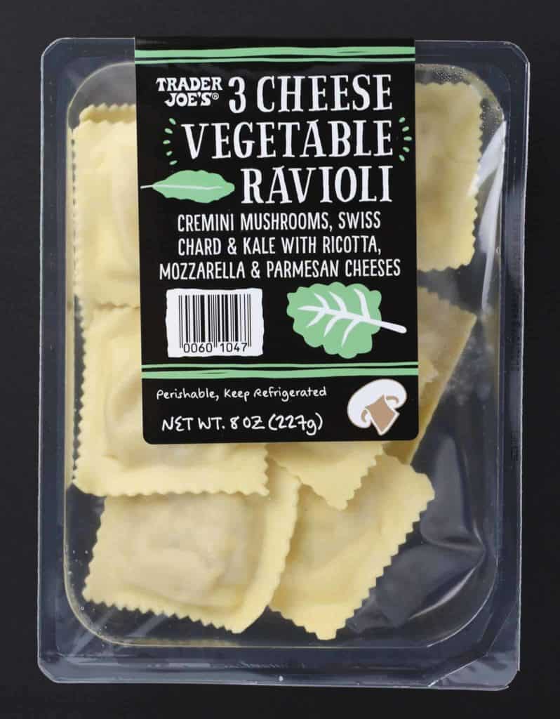 Trader Joe's 3 Cheese Vegetable Ravioli
