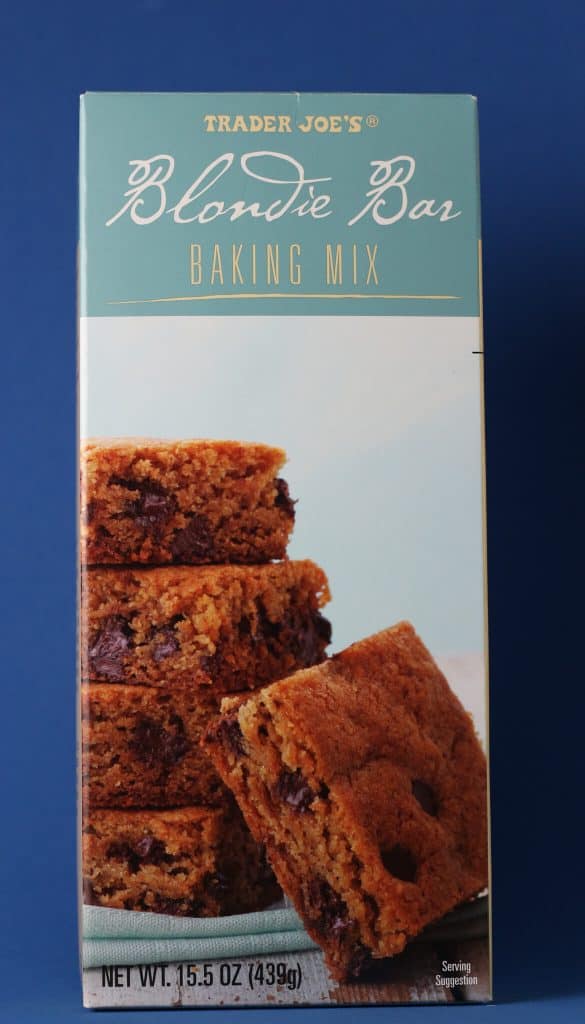Trader Joe's Blondie Bar Baking Mix box