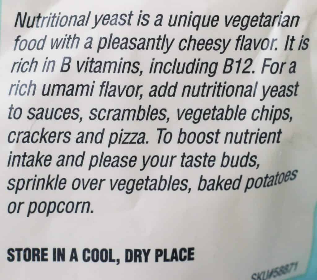 Trader Joe's Nutritional Yeast description