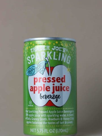 Trader Joe's Sparkling Pressed Apple Juice Beverage can