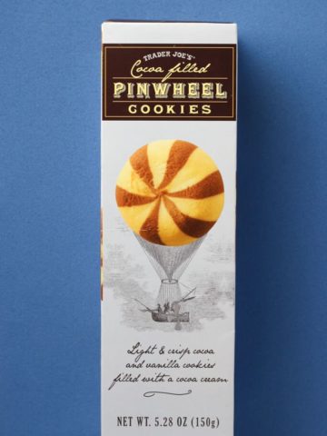 Trader Joe's Cocoa Filled Pinwheel Cookies box
