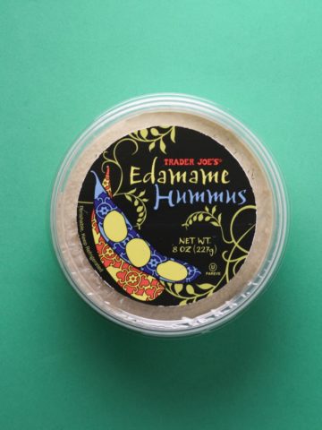 Trader Joe's Edamame Hummus package