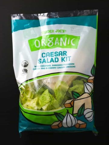 Trader Joe's Organic Caesar Salad Kit bag