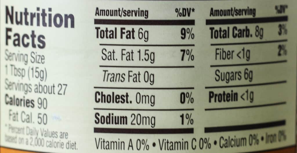 Trader Joe's Speculoos Cookie and Cocoa Swirl nutritional information