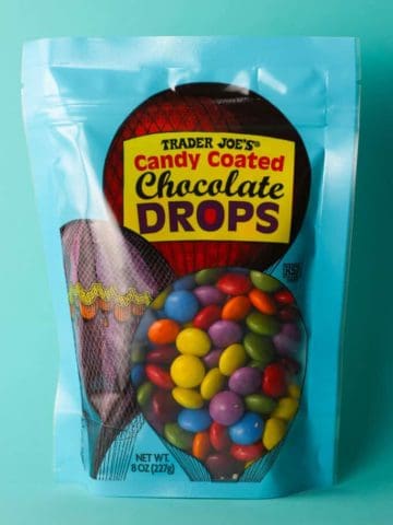 Trader Joe's Candy Coated Chocolate Drops bag