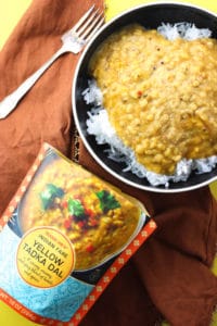 Trader Joe's Indian Fare Yellow Tadka Dal out of the pouch