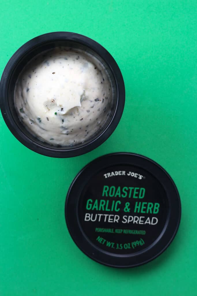 Trader Joe's Roasted Garlic and Herb Butter Spread 