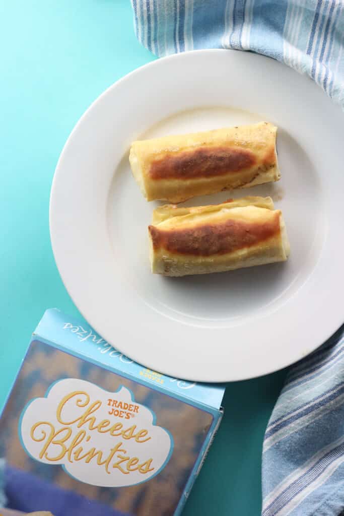 Trader Joe's Cheese Blintzes fully cooked