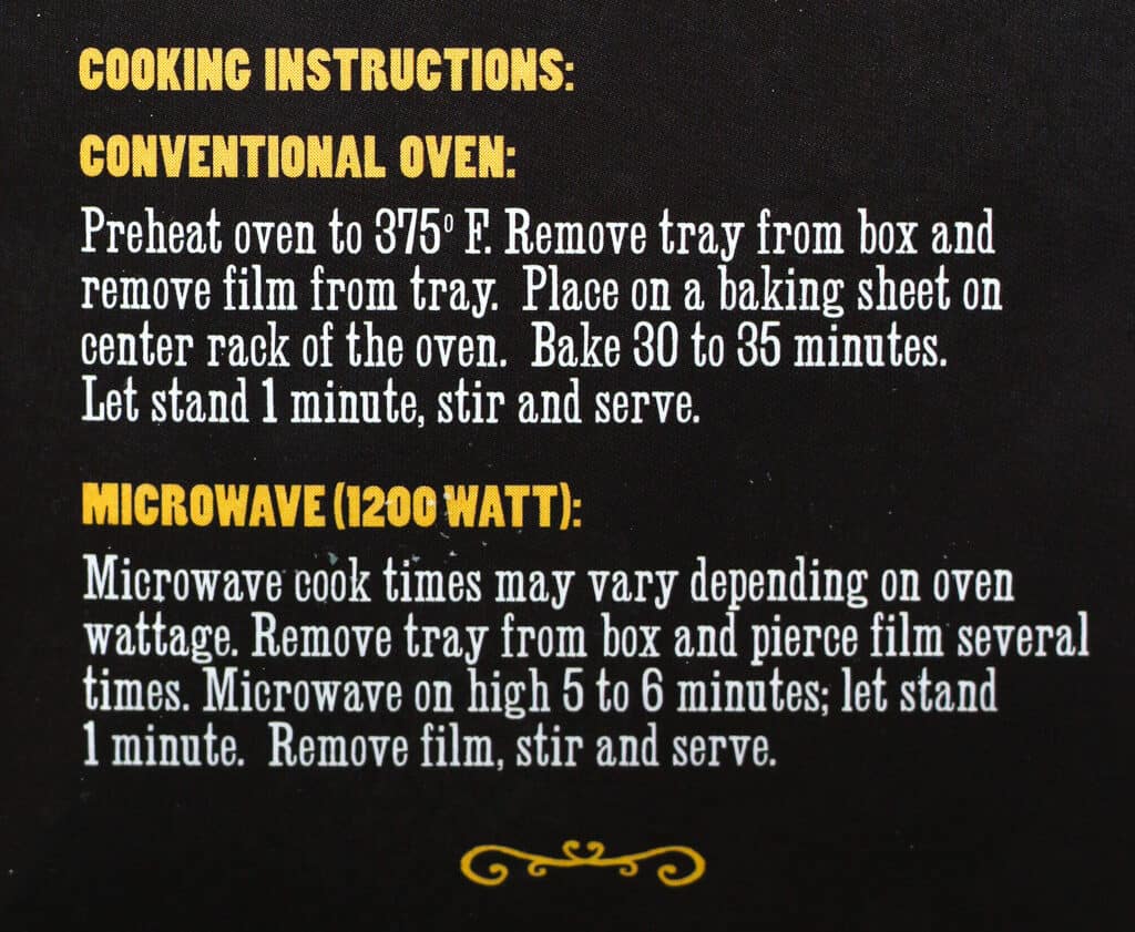 Trader Joe's Pepperoni Mac and Cheese Bowl cooking instructions