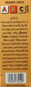 Trader Joe's ABC Bars - BecomeBetty.com