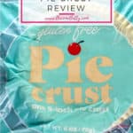 Trader Joe's Gluten Free Pie Crust review image for Pinterest