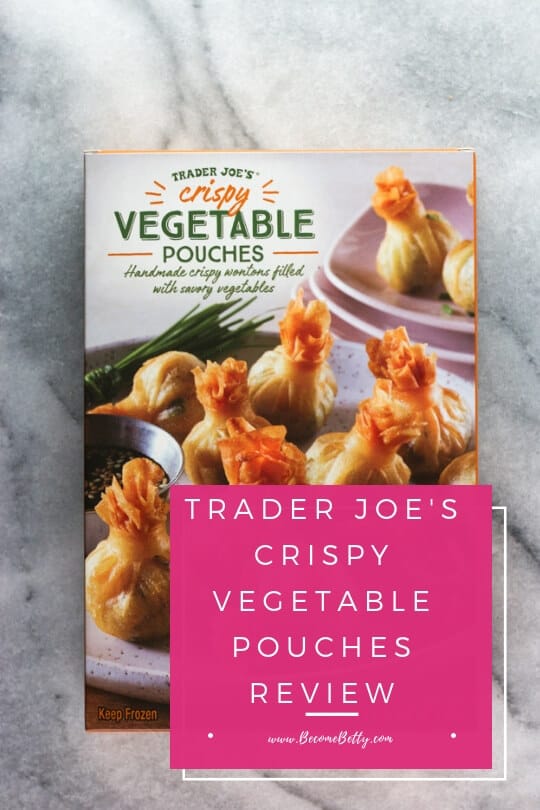 Pinterest image for Trader Joe's Crispy Vegetable Pouches