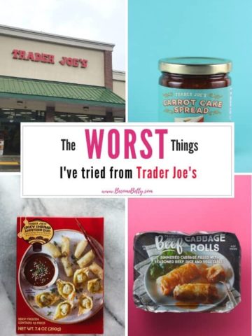 Pinterest image for The Worst Things I've Tried from Trader Joe's