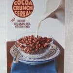 An unopened box of Trader Joe's Cocoa Crunch Cereal