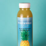 Trader Joe's Cold Pressed Pineapple Juice Review Pin for Pinterest
