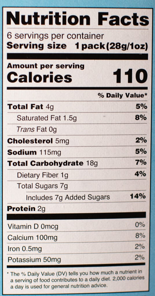 Calories and nutritional information in Trader Joe's Organic Honey Hedgehog Cookies