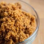 A close up picture of home made brown sugar