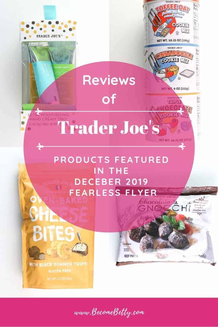 Trader Joe's December 2019 Fearless Flyer collage